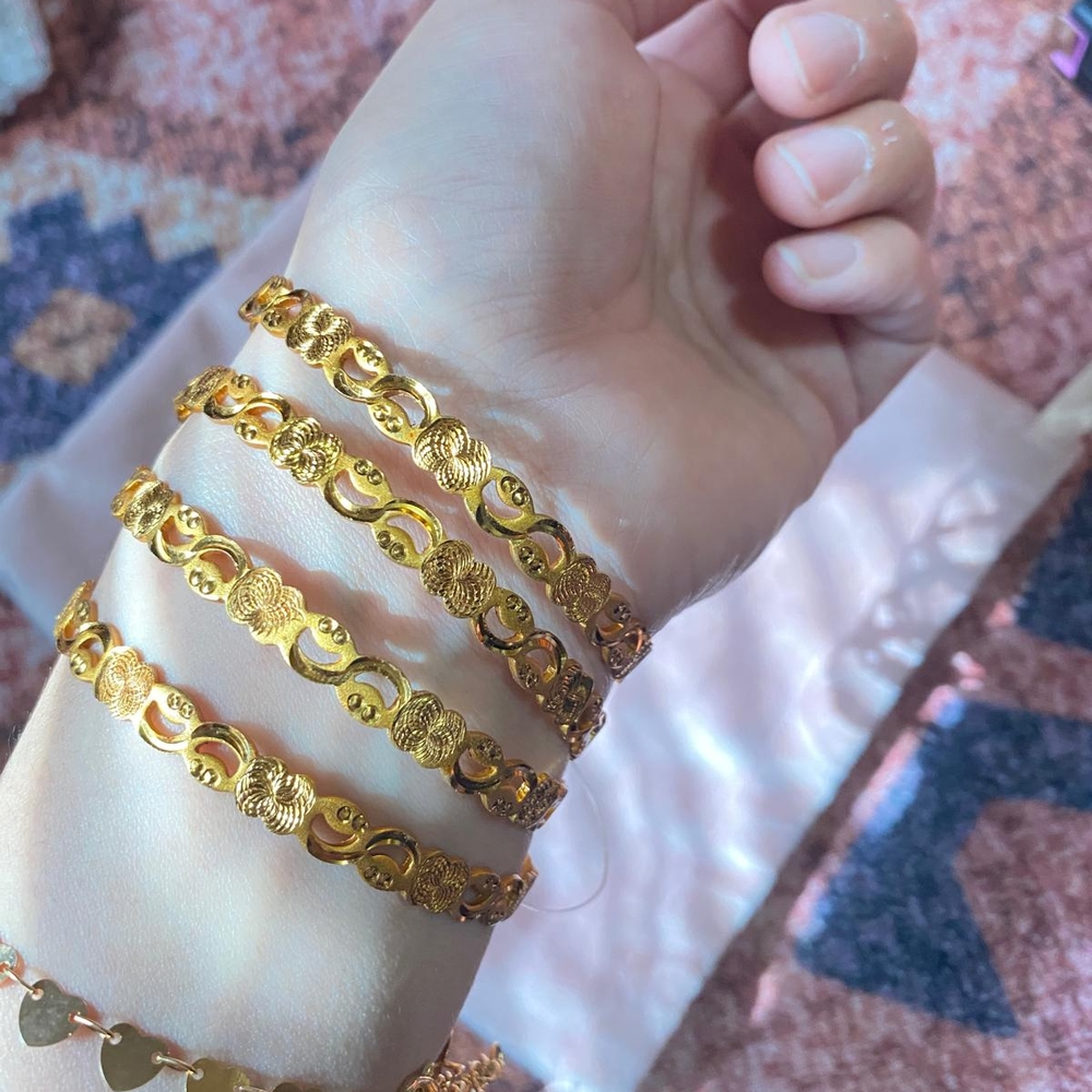 Gold Plated Bangles - Picture 3 of 4